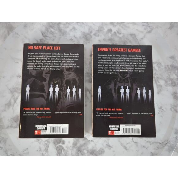 Attack on Titan Manga Graphic Novel Bundle Vol 1 - 14 Books Hajime Isayama - Picture 7 of 8